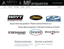 Tablet Screenshot of mfarqueros.com